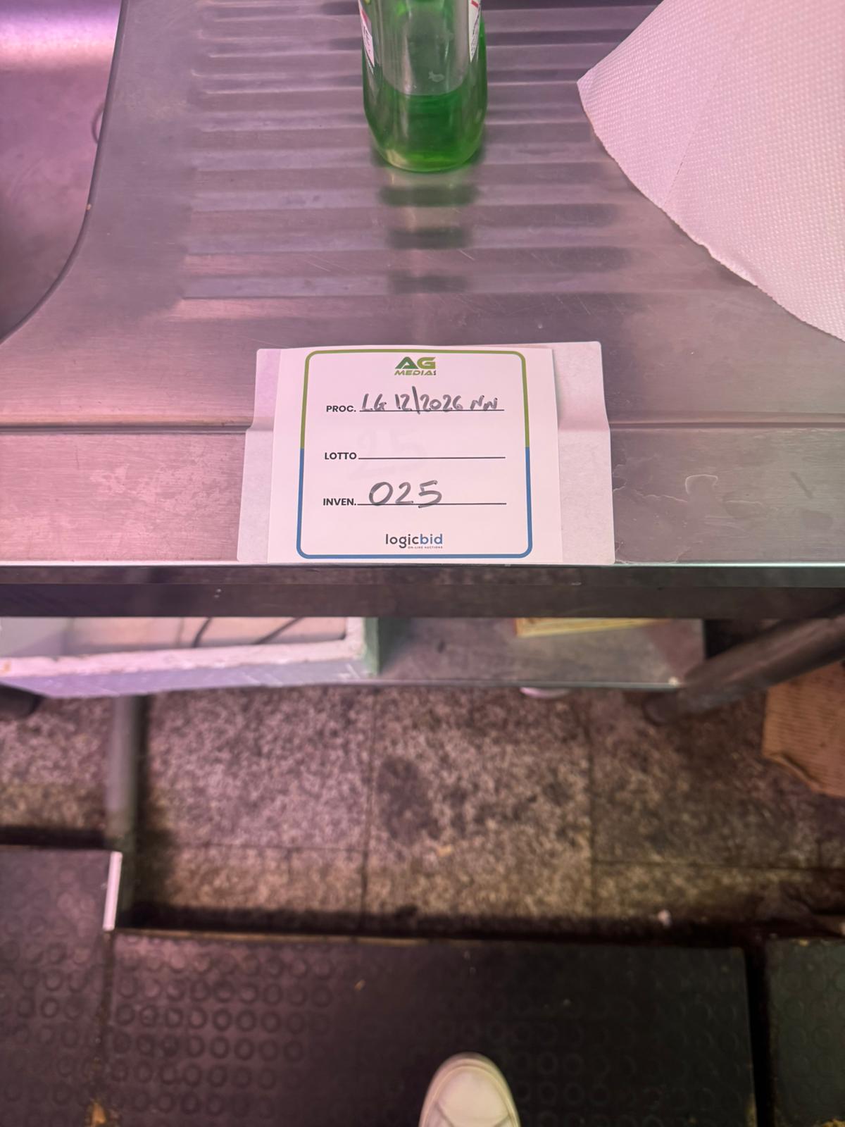 LAVABO IN ACCIAIO (Liquidazione Giudiziale CCI)