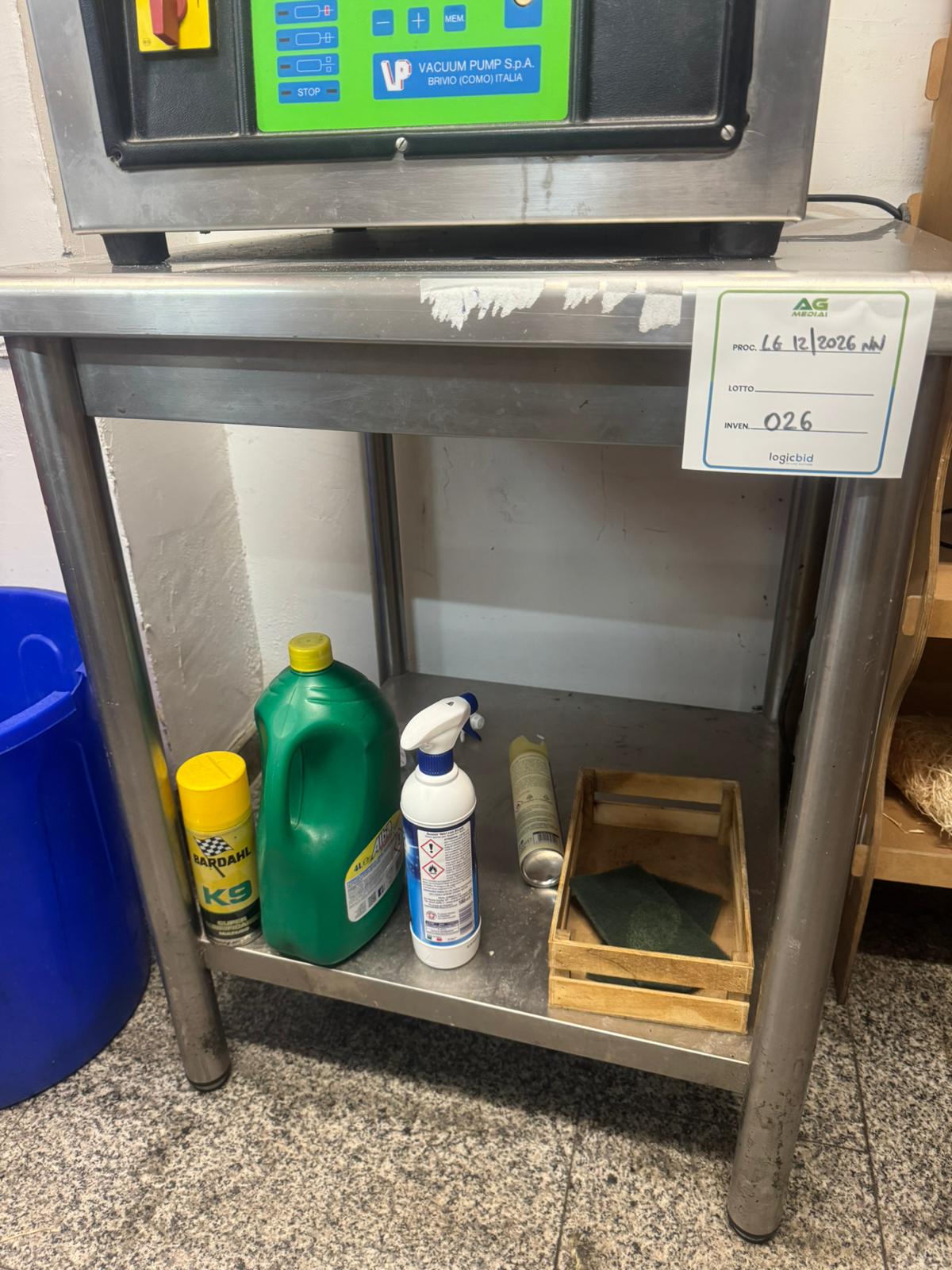 PIANO DA LAVORO IN ACCIAIO (Liquidazione Giudiziale CCI)