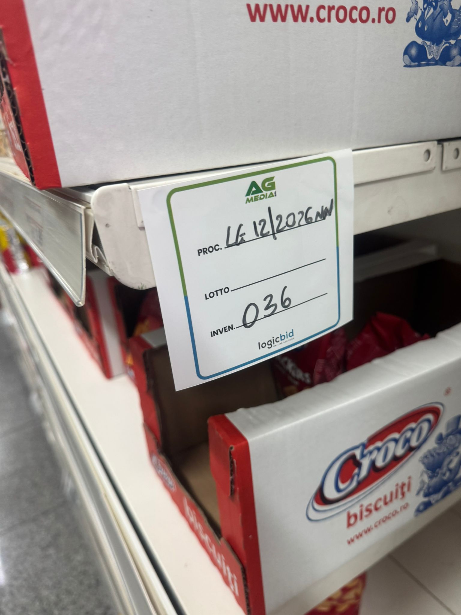 GONDOLA PER ESPOSIZIONE ALIMENTI CON RIPIANI (Liquidazione Giudiziale CCI)